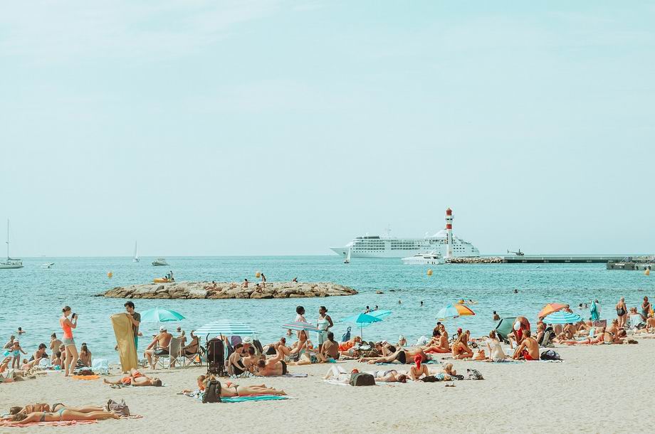 Cannes strandok